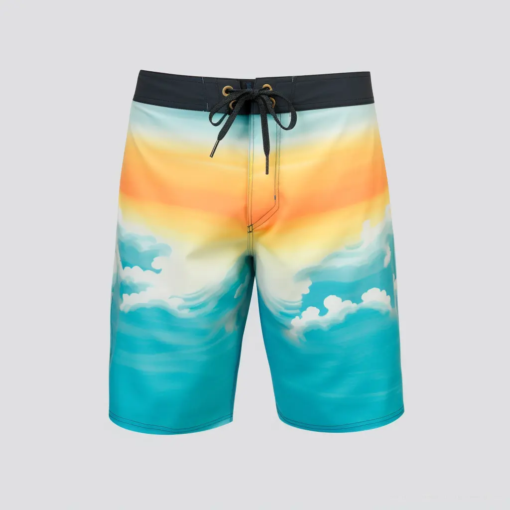 Özel toptan hafif, streç yumuşak hızlı kuru Boardshorts yüzmek sörf kısa pantolon Beachwear kurulu şort/