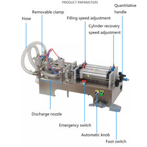 Machine de remplissage pneumatique semi-automatique multifonctionnelle, durable, de petite taille, haute précision, pour liquides et boissons, la plus vendue - Product Image 5