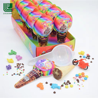 Mini Jouets Enfants Snacks Usine Cornets de Glace Forme Cône Remplissage Chocolat Complet Biscuits Sandwichs au Chocolat Croustillants Personnalisés