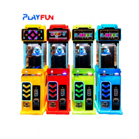 Super Rabbit Machine de jeu à monnayeur colorée, mini machine à griffes attrape-poupées pour 1 joueur, pour centre commercial