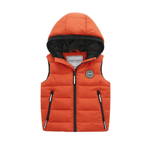OEM Custom Kids Winter Coat Jacket Boys Outdoor Zipper Bomber Jacket Girls Warm Cotton <strong>Padding</strong> Jacket and Vest Suit <strong>Polyester</strong> - Product Image 6