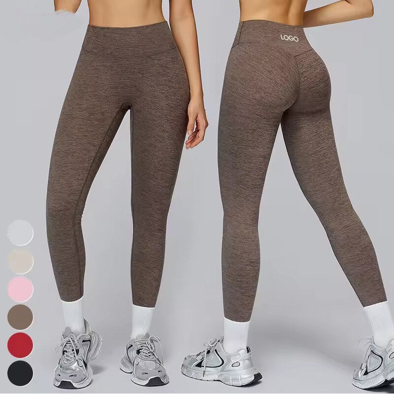 2026 Front Seamless Breathable Quick Dry Tummy Control Tight Fitness Sports Leggings Elastic High Waist Yoga Leggings for Women