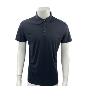 Camiseta Polo de golf ajustada de secado rápido elástica para hombres, nuevas camisetas de negocios anticontracción - Product Image 4