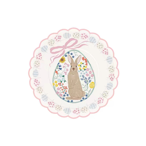 DAMAI Customized Decoration Paper Plate Rabbit Print Disposable Paper Plates <b>Easter</b> Themed Party Tableware Set - Product Image 6