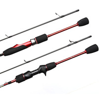 Canne à pêche spinning/casting UL ultra-légère 5ft6 6ft, action moyenne rapide, 1-8g 2-6lb, poignée EVA, pour ruisseau