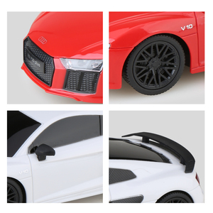 1:24 échelle pleine fonction officielle sous licence <span class=keywords><strong>Audi</strong></span> R8 2.4Ghz voiture télécommandée avec phares Cool <span class=keywords><strong>Supercar</strong></span> pour les enfants - Product Image 3