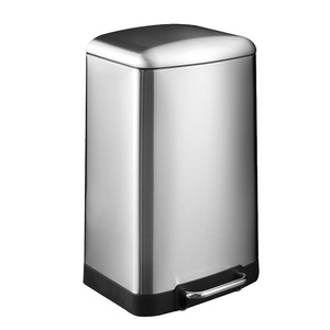 Bote <span class=keywords><strong>de</strong></span> <span class=keywords><strong>basura</strong></span> <span class=keywords><strong>de</strong></span> clasificación <span class=keywords><strong>de</strong></span> <span class=keywords><strong>tres</strong></span> <span class=keywords><strong>compartimentos</strong></span> <span class=keywords><strong>con</strong></span> pedal silencioso <span class=keywords><strong>de</strong></span> 24L para el hogar - Product Image 2