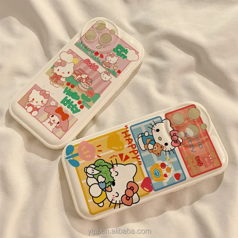 3D Cartoon Cute Korean Cat Design Phone Case for iPhone 14 pro max 11 i Phone 13 12 pro max X XS MAX XR Pink Soft Back Cover