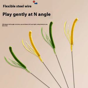 Jouet pour chat en polyester extra long et écologique Bite-Scratch Cross-Border Self-Entertainment Teaser Wand Indoor Classic - Product Image 1