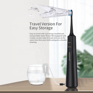 <span class=keywords><strong>Spazzolino</strong></span> <span class=keywords><strong>elettrico</strong></span> portatile sonico acqua filo acqua spazzola 2-in-1 irrigare 4 modalità IPX7 2000mAh Kit da viaggio aspirazione denti sbiancamento - Product Image 4