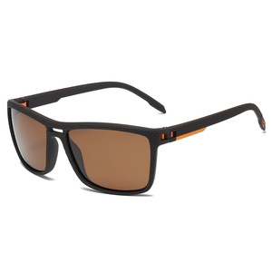 Lunettes de soleil pour hommes, rectangulaires, polarisées, UV400, à monture complète, mode, conduite, extérieur - Product Image 3