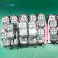 Détecteur de gaz portable 4-en-1 Safewill de haute qualité, marque privée OEM, pour O2, CO, H2S, EX – Moniteur multi-gaz haute performance