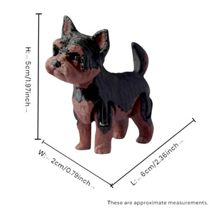 Ornements en verre en forme d'animaux de simulation pour enfants, cadeaux créatifs, jouets pour chiens, transfrontaliers, Tk - Product Image 2