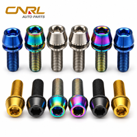 RuiLi OEM ODM Vis à tête hexagonale en alliage de titane TC4 M5 M6, boulon en titane coloré, fixateur, fournisseur en gros