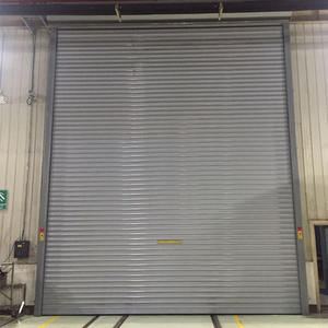 Conteneur de <span class=keywords><strong>garage</strong></span> en acier volets roulants bon marché auto-entreposage simple enroulable extérieur sécurité métal manuel obturateur de feu portes - Product Image 2