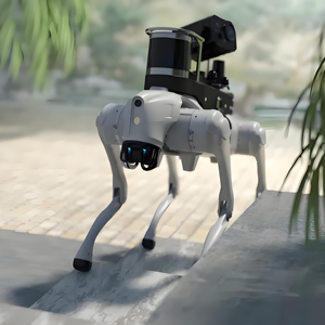 Robot chien à quatre pattes Unitree Go2 Series Air/Pro/X/EDU, système de suivi intelligent ISS2.0 360. Évitement d'obstacles - Product Image 1