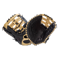 Guantes de béisbol de cuero para exteriores, para adultos, engrosados, para lanzador zurdos, impermeables, con cremallera completa en los dedos.