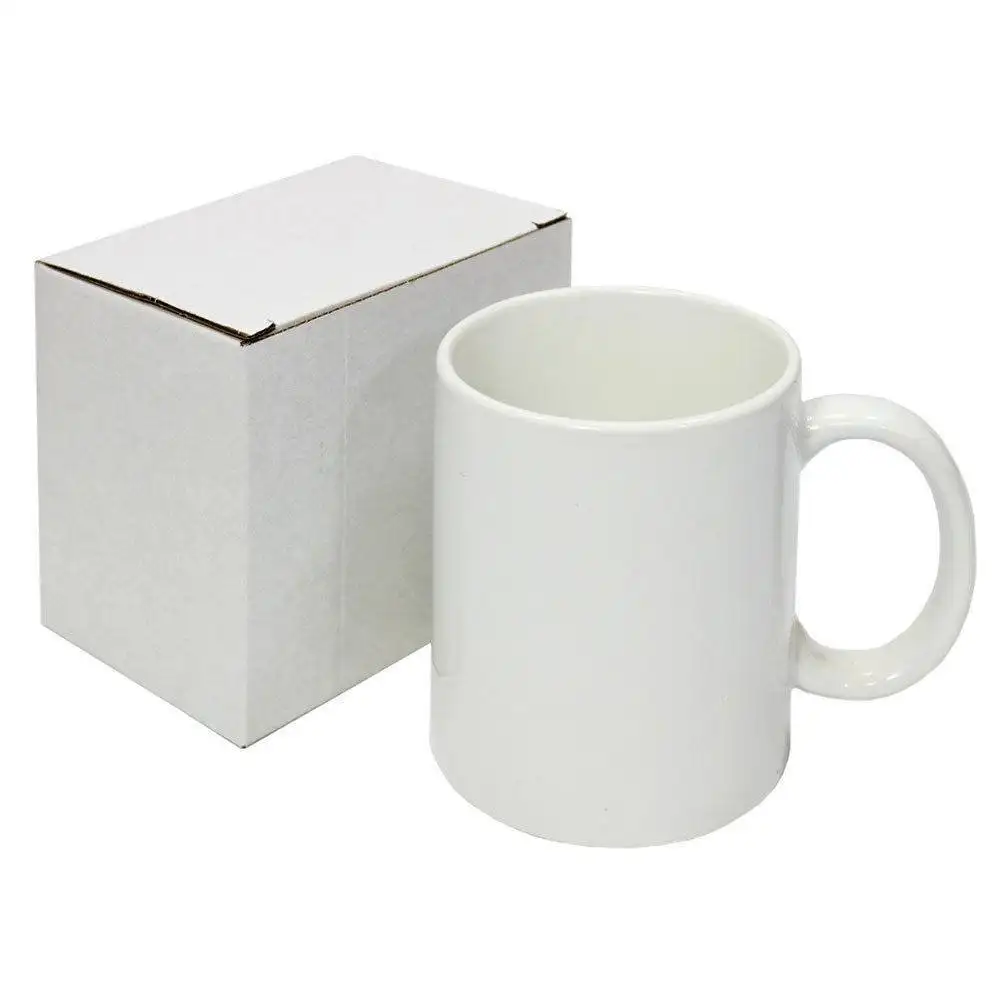 Wholesale Ceramic Mug 11oz White Sublimation 11oz Mug Dimensions Custom Cup For Sublimation