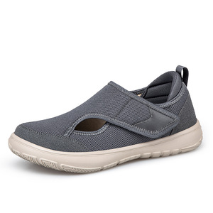 <span class=keywords><strong>Scarpe</strong></span> estive in rete traspirante da <span class=keywords><strong>uomo</strong></span>, leggere, con <span class=keywords><strong>velcro</strong></span>, per anziani. - Product Image 5