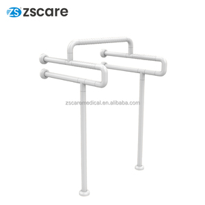 Barres d'appui pour <span class=keywords><strong>salle</strong></span> <span class=keywords><strong>de</strong></span> <span class=keywords><strong>bain</strong></span> ZS Care pour personnes âgées, en acier inoxydable, nylon antidérapant, réglables, installation personnalisée, garantie 1 an - Product Image 5