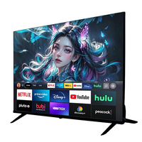 Téléviseur intelligent Android 4K à écran plein, 32 pouces, Smart TV Plasma TV 24 32 43 50 55 65 70 75 85 100 pouces, WiFi HDR QLED UHD