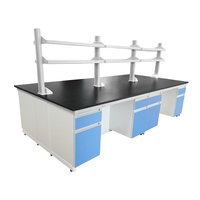 Bureau de laboratoire central tout acier établi de résistance chimique pour la biologie électronique pour les hôpitaux, les écoles et les universités