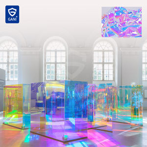 Gökkuşağı Blaze güneş tonu filmi bina dekoratif dikroik renk Dichroic cam filmi - Product Image 4