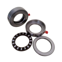 EW1/4 EW5/16 EW3/8 Bantalan Bola Dorong Diameter 50mm Baja Krom Presisi P5/P4 ZZ Terbuka Dinamis 500N Lebar 14mm