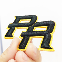 Patchs en chenille 3D personnalisés de haute qualité, lettres en relief, badges brodés à coller avec un dos thermocollant