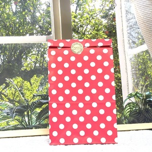 Bolsas de Papel Kraft Ecológicas con Diseño de Lunares <span class=keywords><strong>Cheng</strong></span> <span class=keywords><strong>Huang</strong></span>, Bolsas Planas para Dulces, Galletas, Bocadillos y Regalos para Panadería - Product Image 6