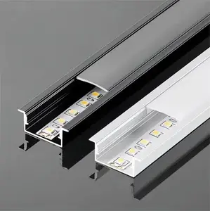 Bande lumineuse LED décorative Profilé de rainure en aluminium linéaire