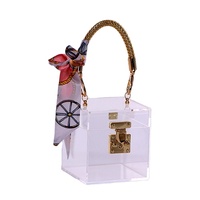 Fabricant de boîtes-cadeaux personnalisées en acrylique Boîte-cadeau Suppliers-Factor.Transparent Handbag Shower