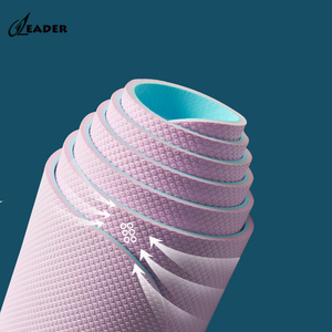 Tapetes de <span class=keywords><strong>Yoga</strong></span> TPE Antideslizantes Ecológicos con Logotipo Personalizado, Producto Duradero y Sostenible - Product Image 3