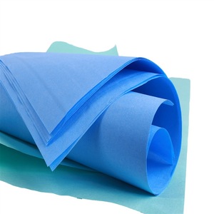 Papier crépon stérile jetable pour scellage dentaire bleu et vert, qualité médicale YY/T 0969-2013, certifié CE - Product Image 1