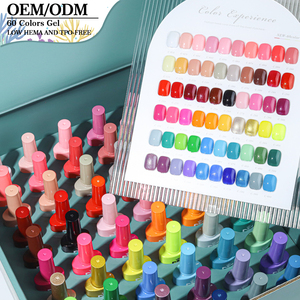 Kit de Gel Ongles Professionnel Ms Rainbow – 60 Couleurs Unies, Facile à Appliquer, Effet <span class=keywords><strong>Nude</strong></span> Morandi Macaron - Product Image 3