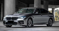 Kit carrosserie Yiku pour BMW Série 5 F10/F18 (2010-2018) (matériau PP) - Style M5 G38 2021 Pare-chocs avant/Capot/Jupes latérales/Feux arrière
