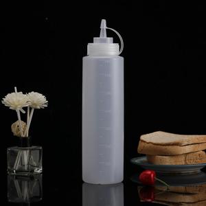 Huyo OEM 240ml Plastic Squeezing Bottle with Needle Mouth for Salad Dressing and <b>Sauce</b> Packaging Baking & Pastry Tools - Product Image 3