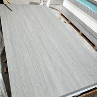Panneaux muraux en PVC mousse stratifié imitation bois imperméables pour la décoration intérieure et les meubles
