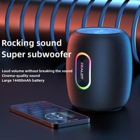 Zealot S64 Mini, Altavoz Portátil Inalámbrico, Columna Impermeable, Sonido HIFI sin Pérdidas, Subwoofer Estéreo, LED RGB