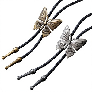 Chaîne de pull la plus vendue, collier long en cuivre en forme de papillon, style rétro, polyvalent et personnalisé - Product Image 1