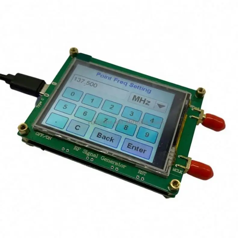 ADF4351 ADF4350 ADF4351 ADF4351 ADF4350 RF сигнал источника сигнала Генератор волновой/точечной развертки сенсорный экран ЖК-дисплей