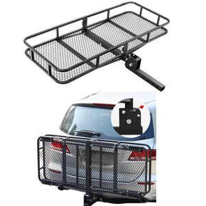 Portaequipajes de <span class=keywords><strong>techo</strong></span> para <span class=keywords><strong>coche</strong></span>, portaequipajes de carga montado en enganche, cesta de carga trasera, caña angular <span class=keywords><strong>plegable</strong></span>, portaequipajes - Product Image 1