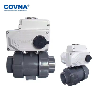 COVNA Válvula de bola motorizada inteligente HK60DQ de 3 y 4 pulgadas, 12 V CC, UPVC, modelo HK60DQ, 10-16 bar, ON/OFF, con soporte OEM personalizado - Product Image 1