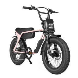 Bicicleta Eléctrica Vintage Cruiser de 48V 250W 750W con Neumáticos Gruesos de 20 Pulgadas, Legal para Circular en la Calle, Motocicleta Eléctrica para Adultos, OEM, Directo de Fábrica, Dropshipping - Product Image 4