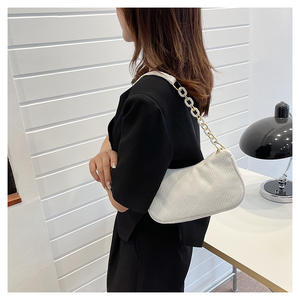 I-0951 dames Portable velours côtelé chaîne sac à bandoulière femmes mode léger aisselles sac porte-monnaie - Product Image 6