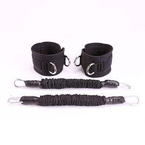 Banda de resistencia para tobillo, cuerda elástica de 30 cm para entrenamiento de fuerza de piernas, ejercicio de fitness y moldeamiento corporal. - Product Image 1