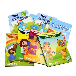 Buku seri anak-anak pencetakan buku papan sampul mandiri profesional