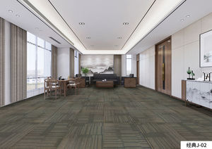 Losetas de Alfombra Comerciales Ignífugas de Poliéster con Revestimiento de PVC, Losetas de Alfombra para Oficina - Product Image 3