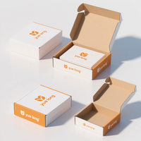 Boîte en carton ondulé pour l'expédition de vêtements, cadeaux, articles de luxe, emballages de petite taille pour le commerce électronique