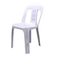 White Plastic Chair, Cheap, Outdoor, Made in China